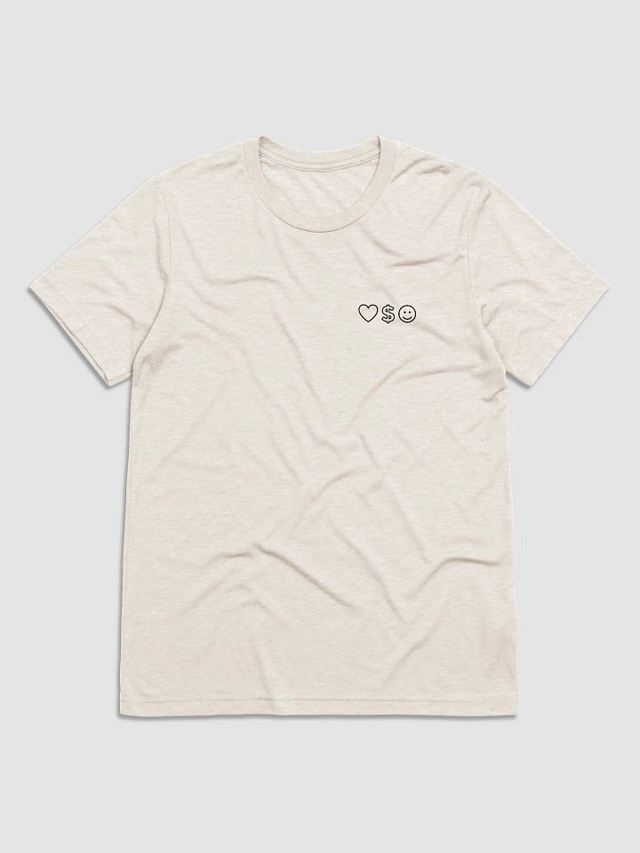 Invest In Yourself Tee (White & Cream) product image (2)