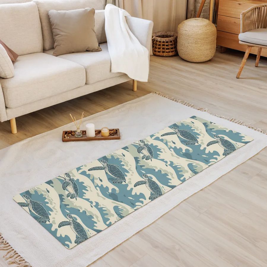 Sea Turtles Yoga Mat by Treasure Pie product image (9)