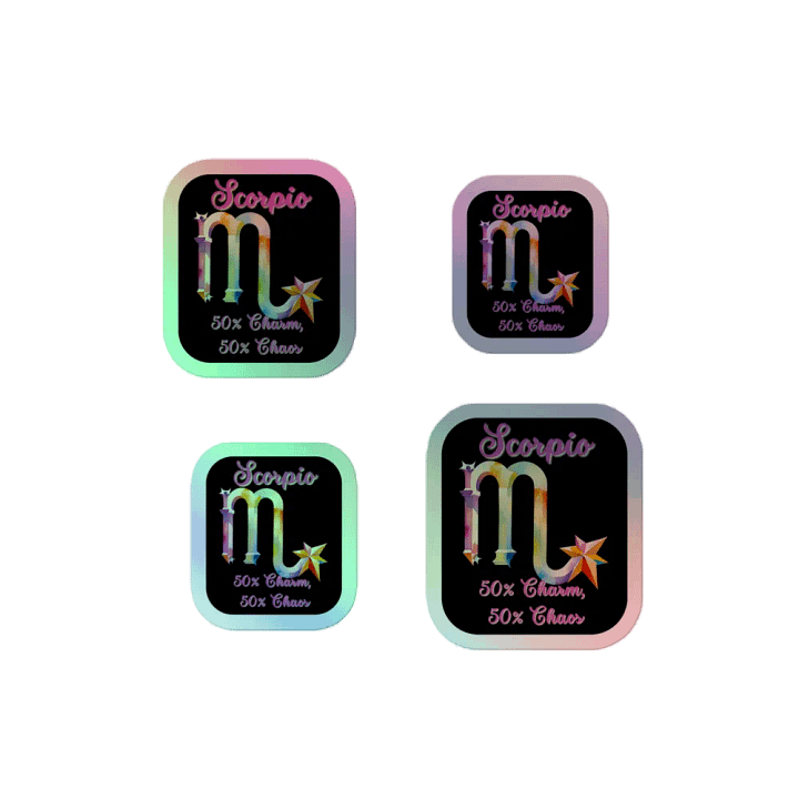 Scorpio 50/50 Holo Sticker Pack product image (2)
