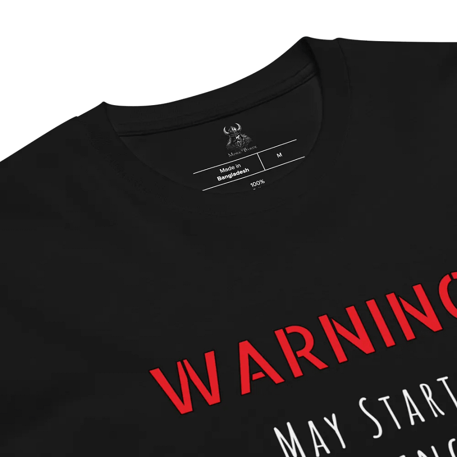 Slogan T-Shirt - Warning product image (8)