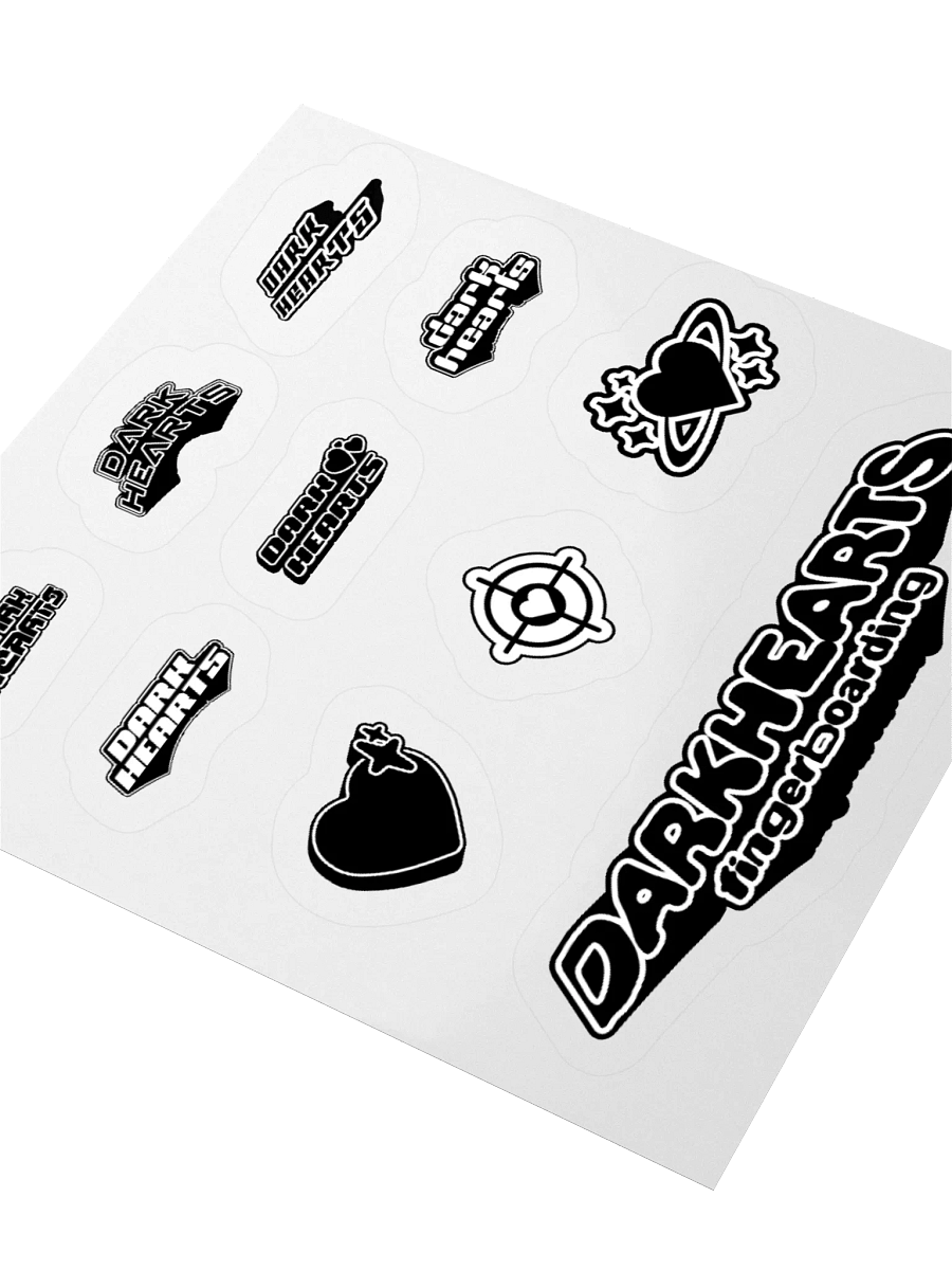 BLACK & WHITE STICKER SHEET product image (3)