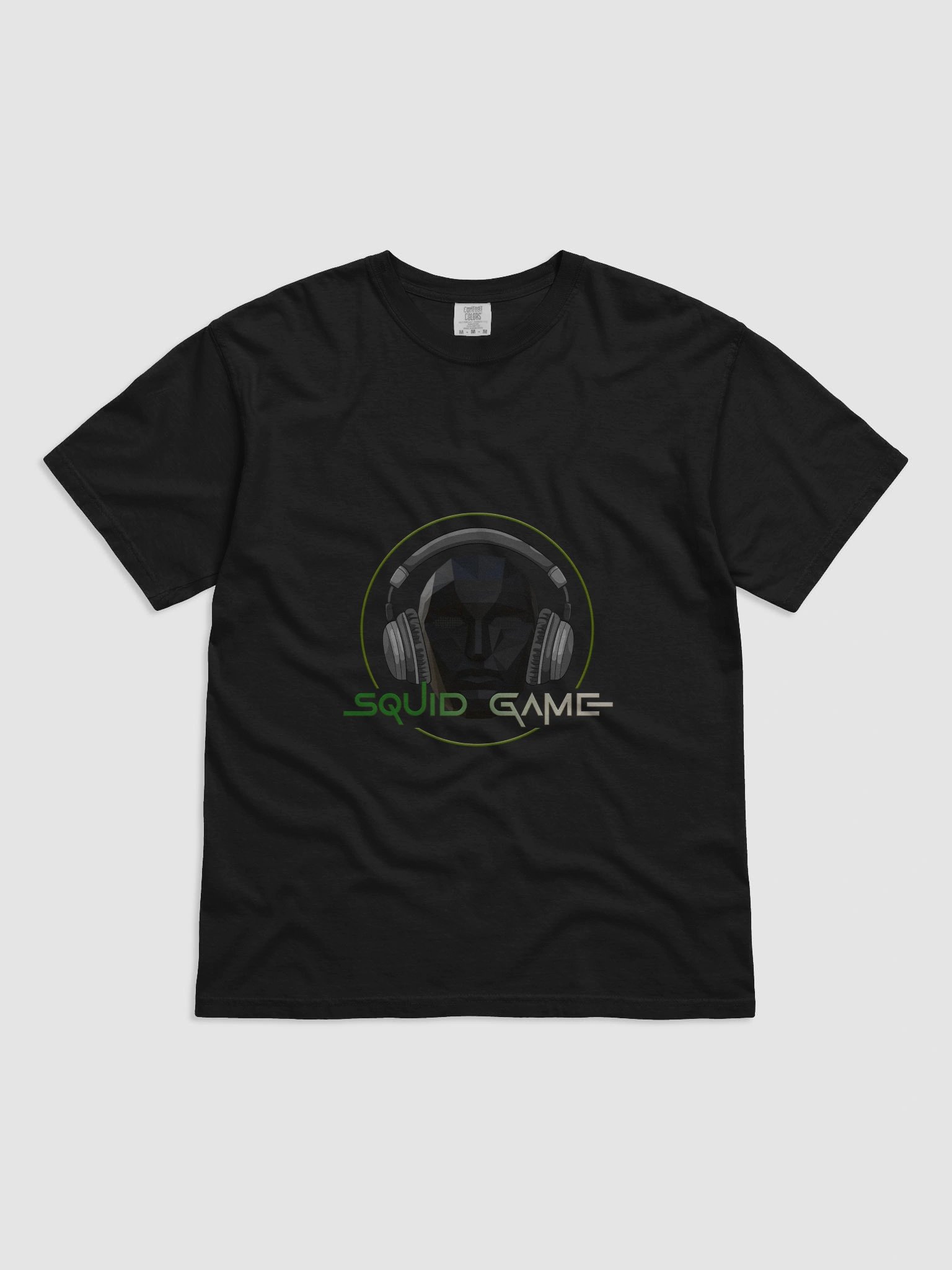 Squid Game Geometric Headphones T-Shirt product image (1)