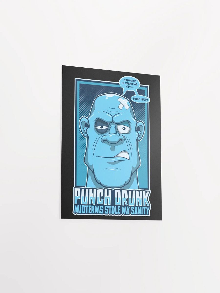 Funny College Poster – Retro Midterms Cartoon Design product image (12)