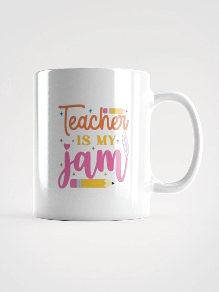 White Glossy Mug Teacher product image (1)