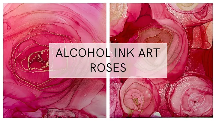 Advanced Alcohol Ink Art Class: Mastering Roses product image (1)