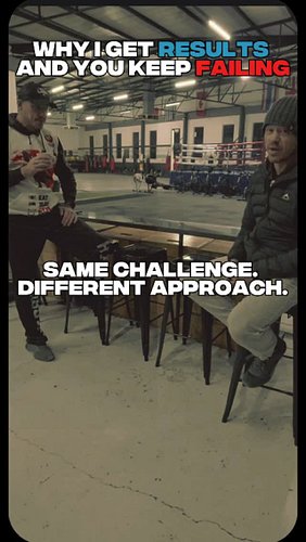 🎙 Why I Get Results… And You Stay Stuck.

Same 24 hours. Same goal. Different choices.

👉 I train before work because waiting...