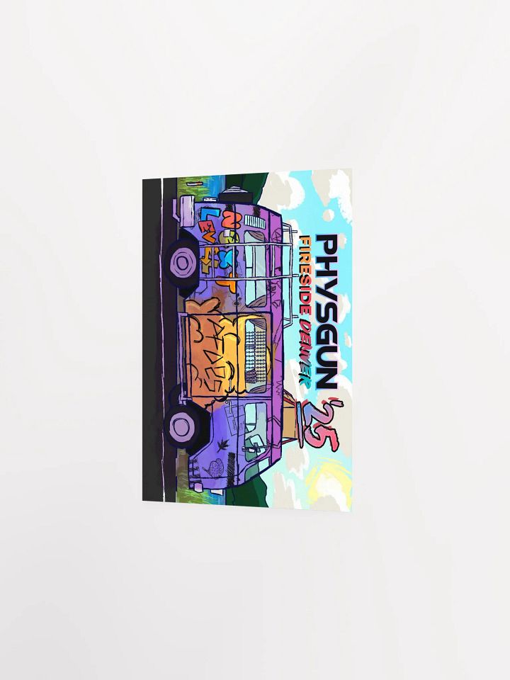 Physgun Fireside Denver 2025 LAN Poster - Graffiti'd Van product image (2)