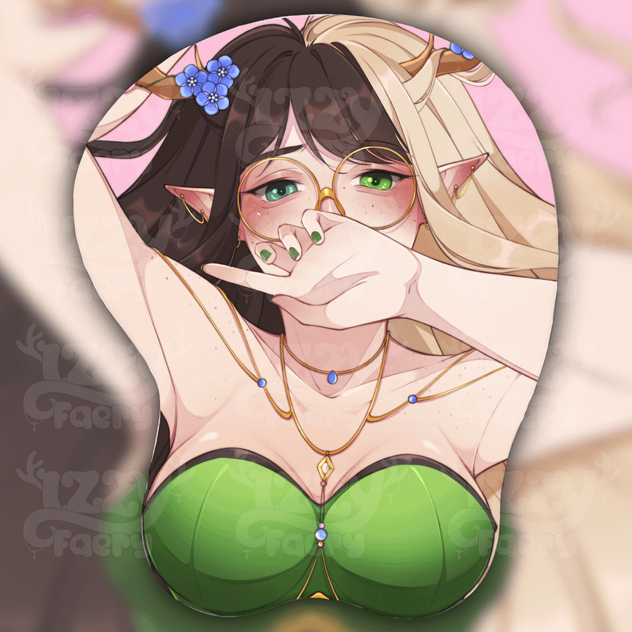 IzzyFaery Shy ~ 3D Mouse Pad With Wrist Support ~ Limited Edition product image (1)