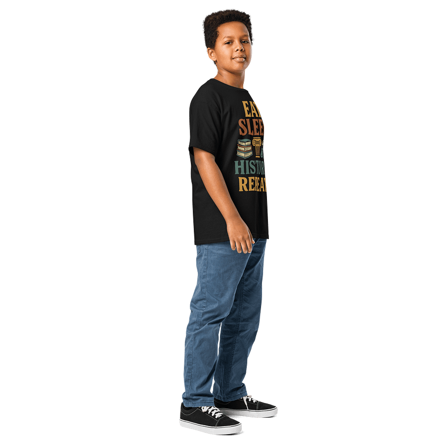 Eat Sleep History Repeat – Youth Shirt for Mini Historians product image (12)