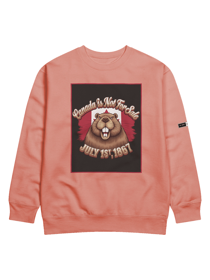 "CANADA IS NOT FOR SALE" premium cotton sweatshirt product image (29)