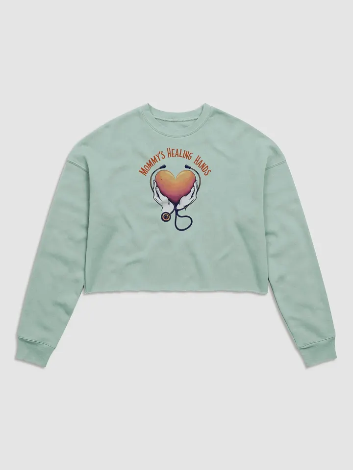 Healing Heart Women's Crop Sweatshirt product image (1)