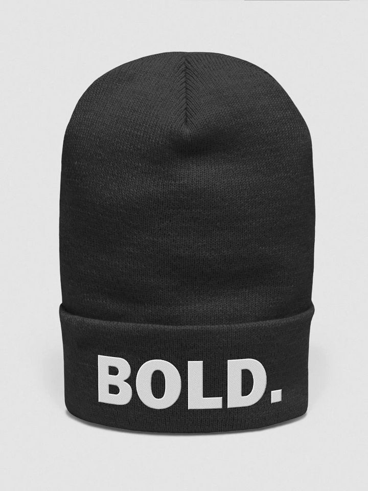 Bold. // Beanie product image (1)
