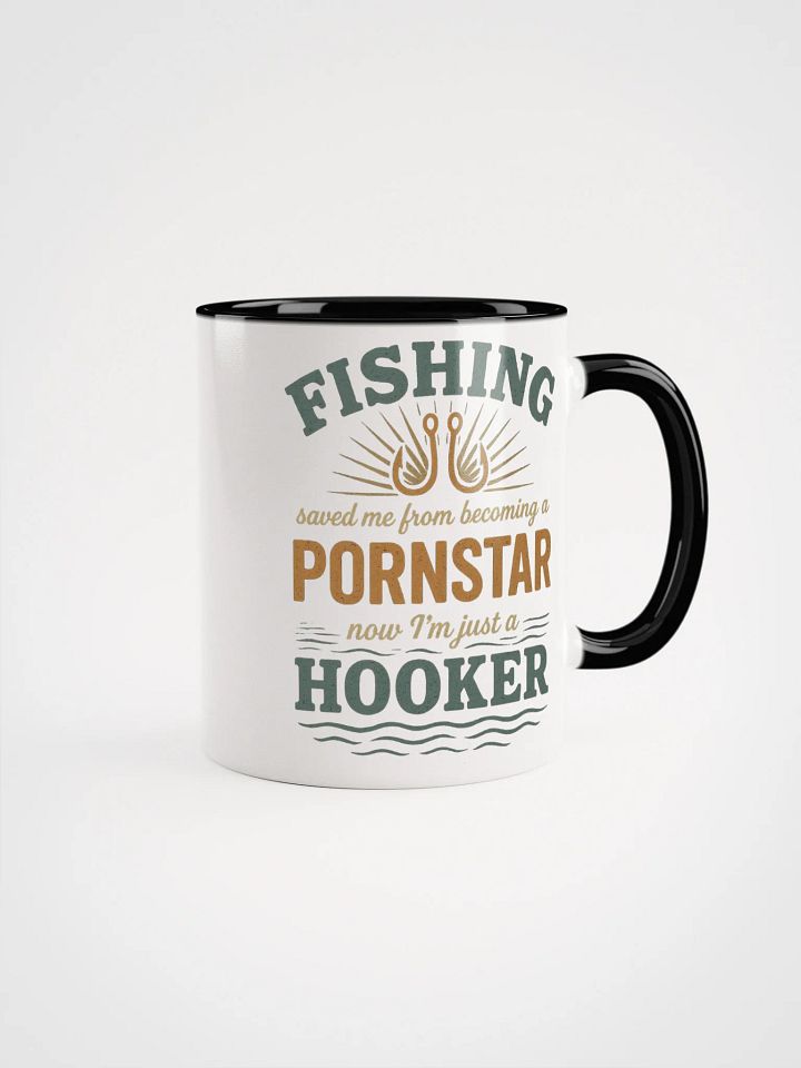 Vintage Fishing Hooker Humor Coffee Mug – Funny Gift product image (3)