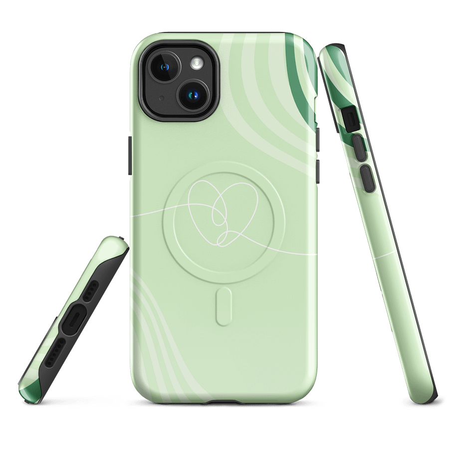 Loving Lines Tough Magnetic iPhone Case, MagSafe® iPhone® Tough Case, iPhone 14, iPhone 15, iPhone 16, Pro, Pro Max, Plus. product image (1)