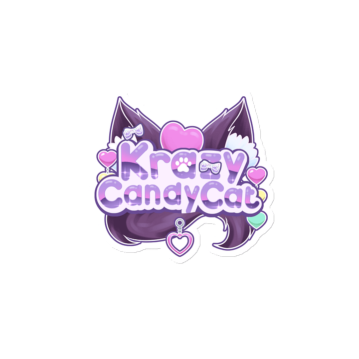 KrazyCandyCat Logo Magnet product image (2)