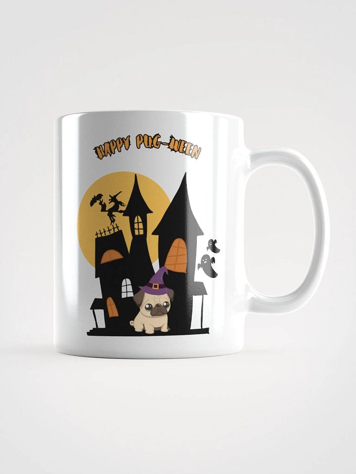 Happy Pug-Ween Halloween Castle Mug product image (1)