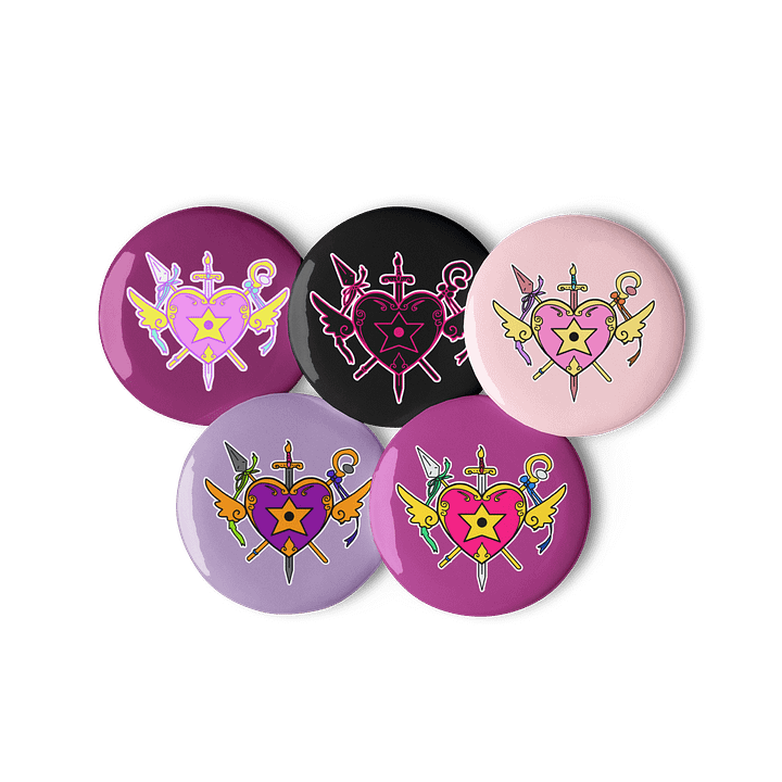 Magical Girl Icon pins product image (3)