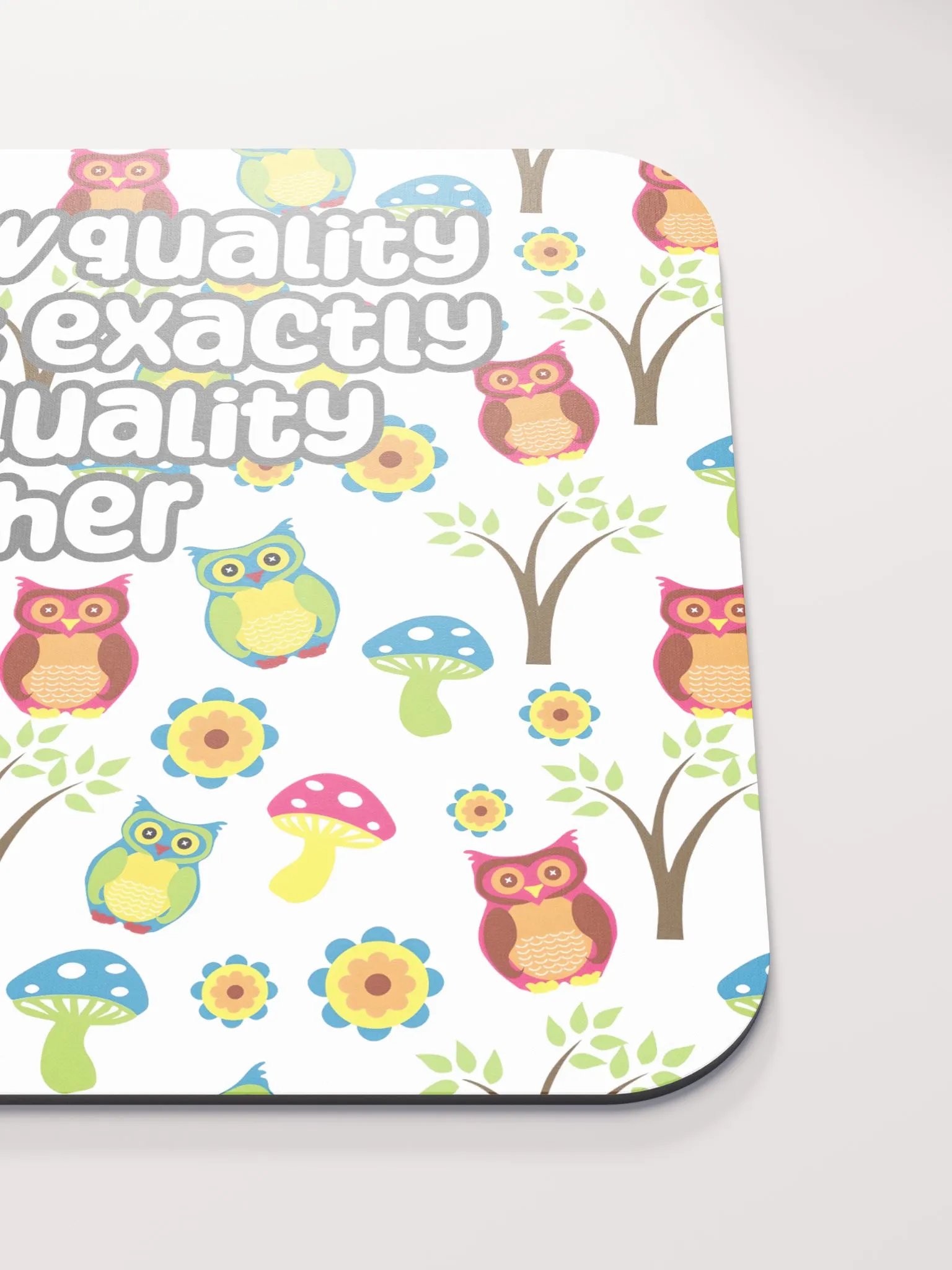 Not Low Quality Mouse Mat - owls product image (5)