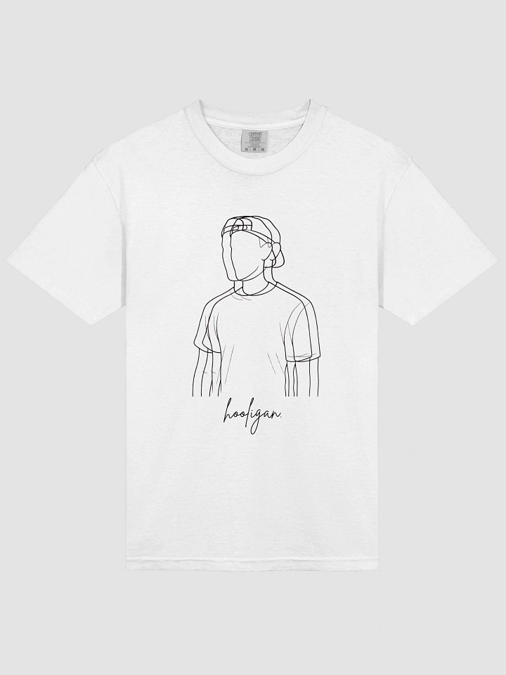 Hooligan Black Outline T product image (31)