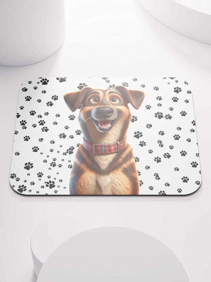 Adorable Dog Paw Print Mousepad – Pixar-Style Animation Design – Soft, Non-Slip, Durable – Perfect for WFH or Office product image (1)