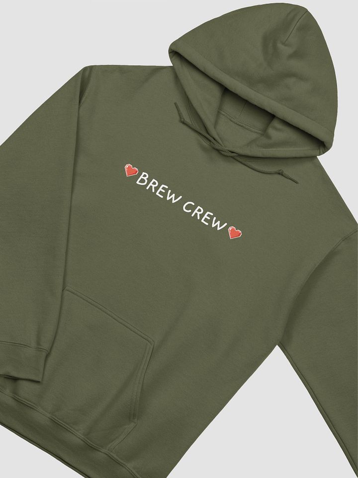 Brew Crew Hearts Hoodie (Dark Colors) product image (1)
