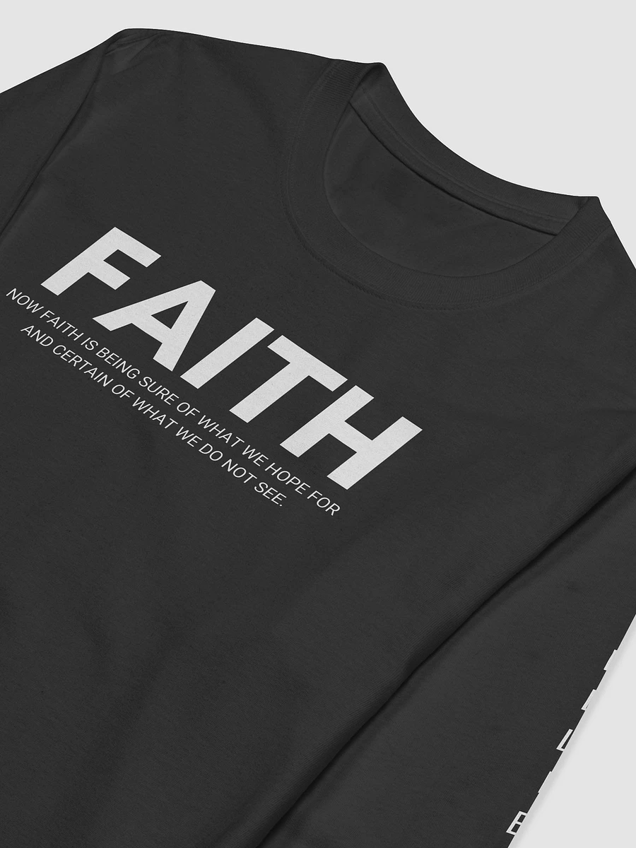 Faith Unisex - Long Sleeve (Black) product image (3)