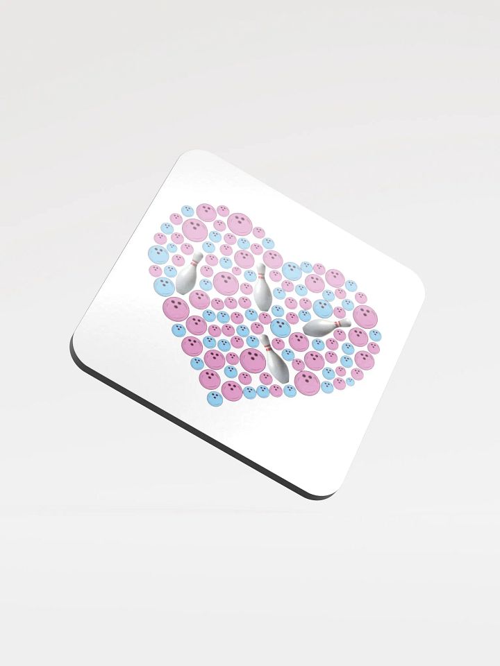Pure Heart Bowling Pink And Blue Coaster Set product image (1)