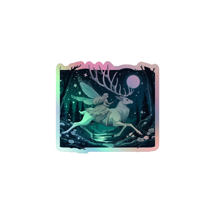 Forest Fairy & White Stag product image (1)