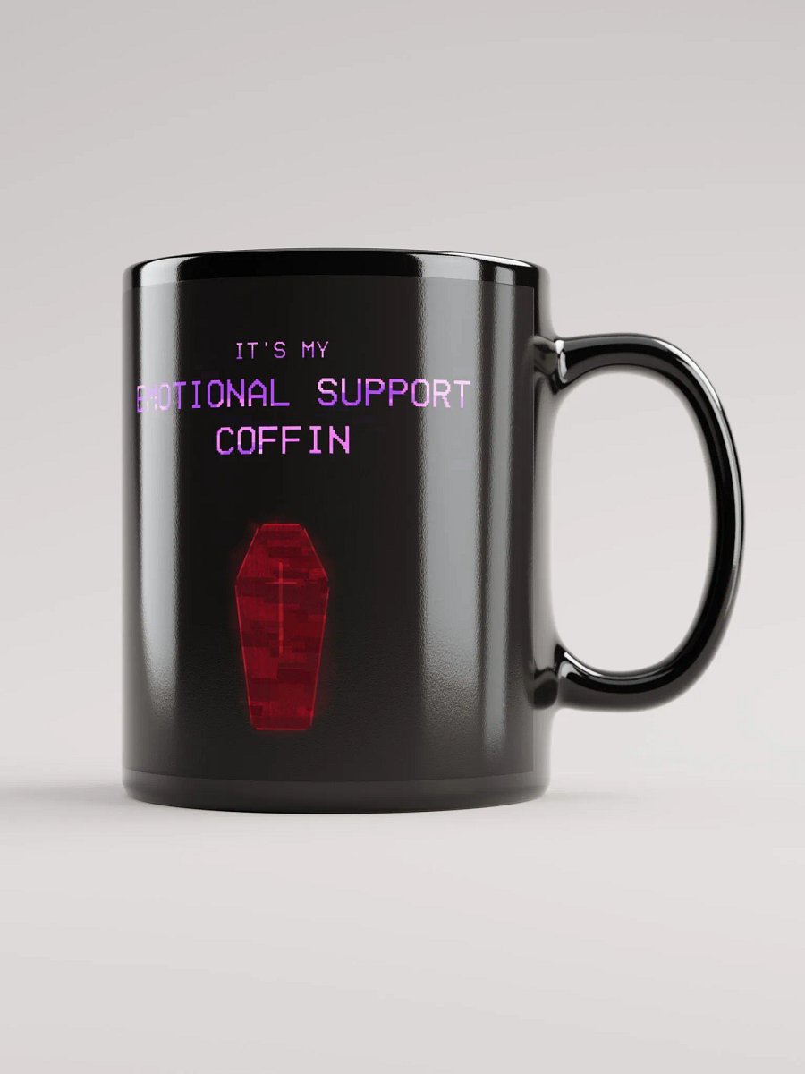 Emotional Support Coffin Mug (Right Handed) product image (1)