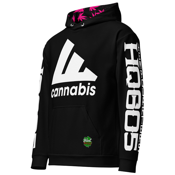 Hemp Quarters Pink Cannabis/FAFO Hoodie product image (2)