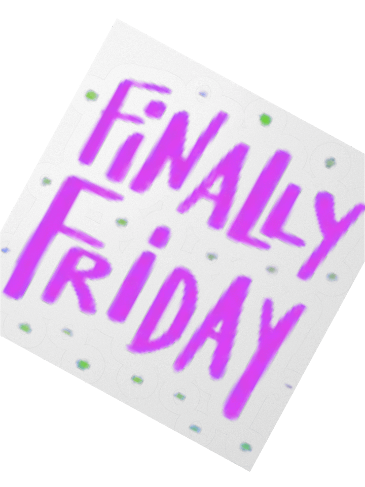 Finally Friday Kiss Cut Stickers product image (2)