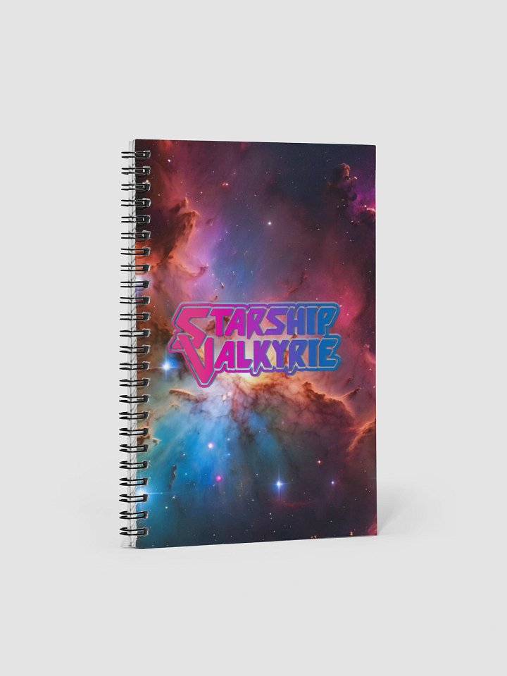 Starship Valkyrie Bi Pride SSV Logo Nebula Notebook product image (1)