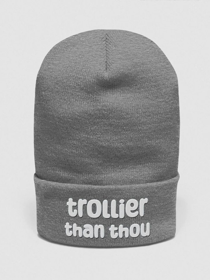 Trollier Than Thou Beanie - pastel colours product image (1)