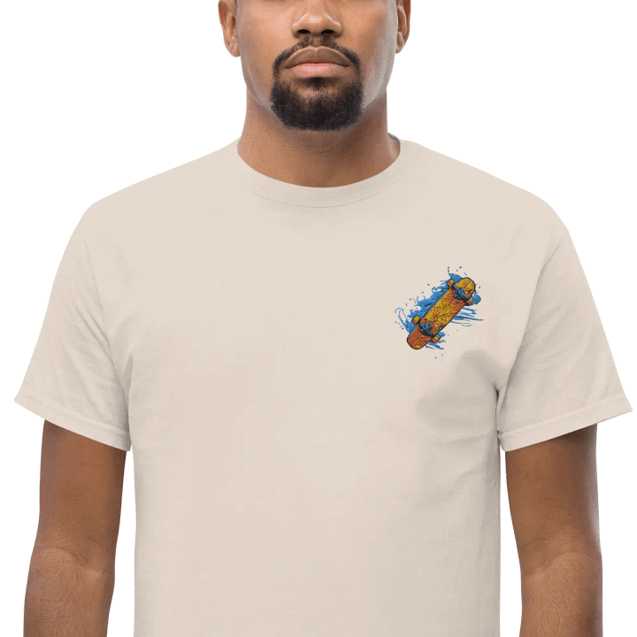 Wild Wet Skateboard Embodied T-shirt product image (3)