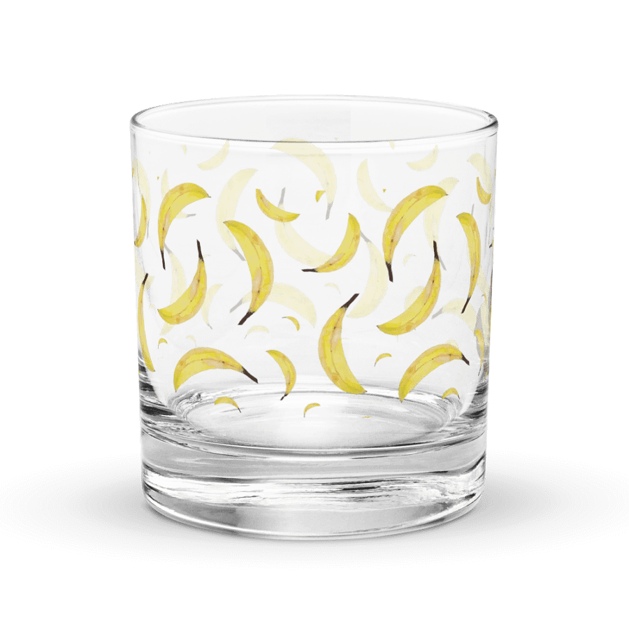 Banana Lady rocks glass product image (5)