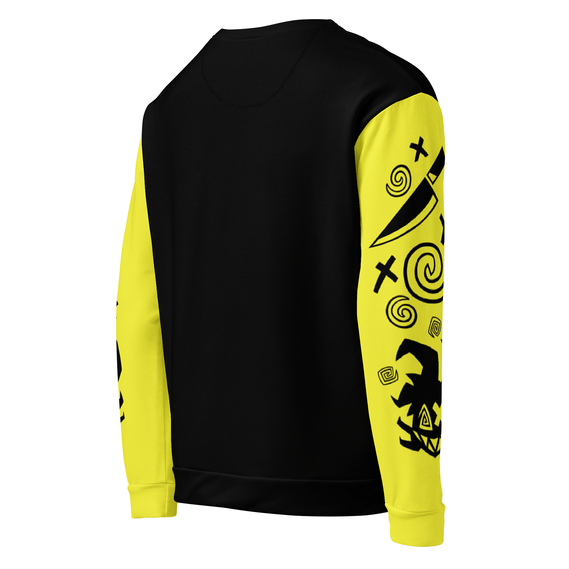 A Little Bit Bad - POX All Over Longsleeve! (Black/Yellow) product image (5)