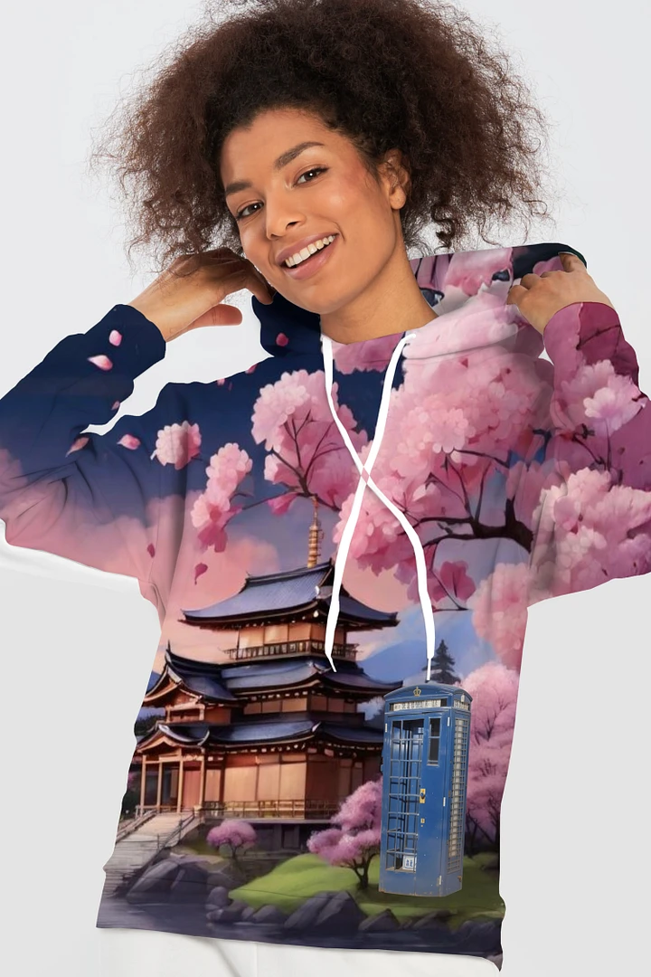 Dr Who Tardis in Japan All Over Print Hoodie product image (1)