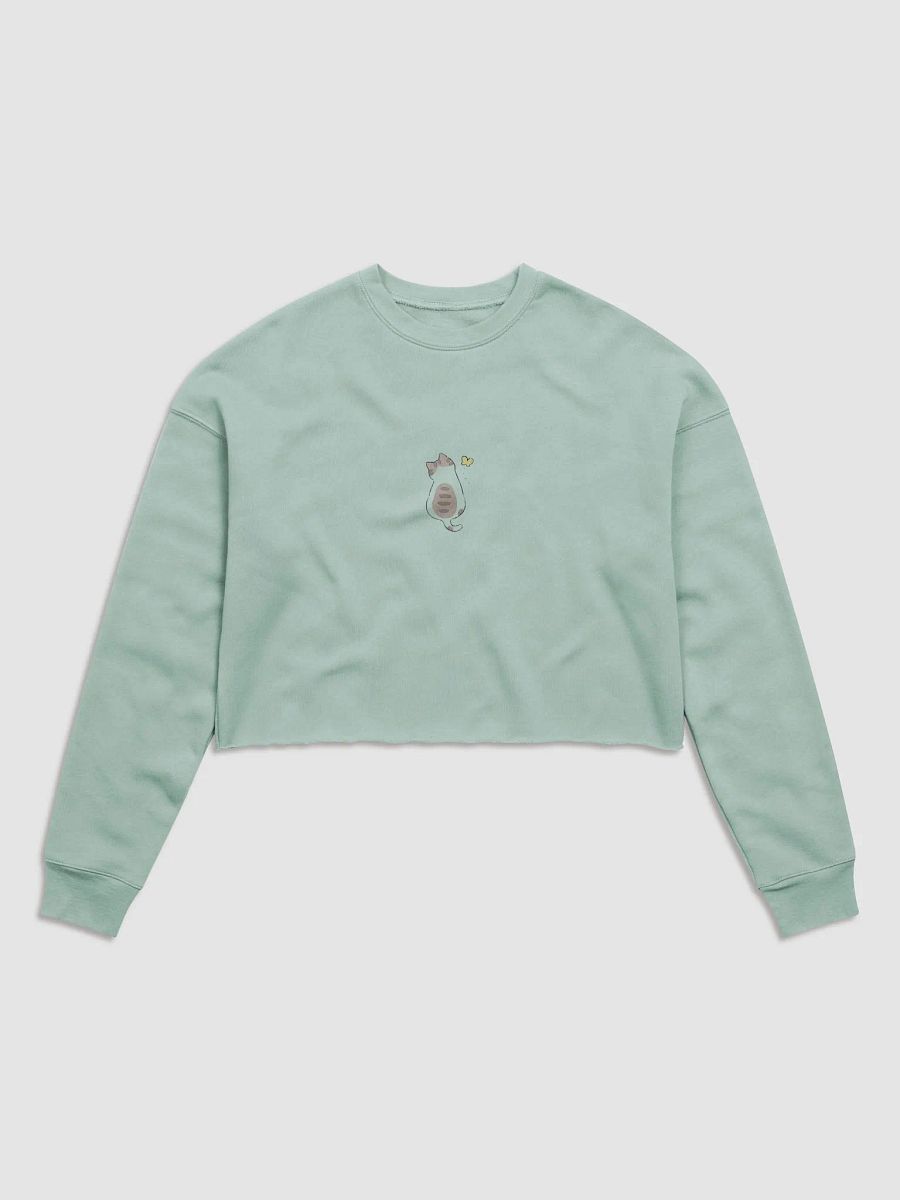 Wanderlust Cat Crop Sweatshirt product image (2)