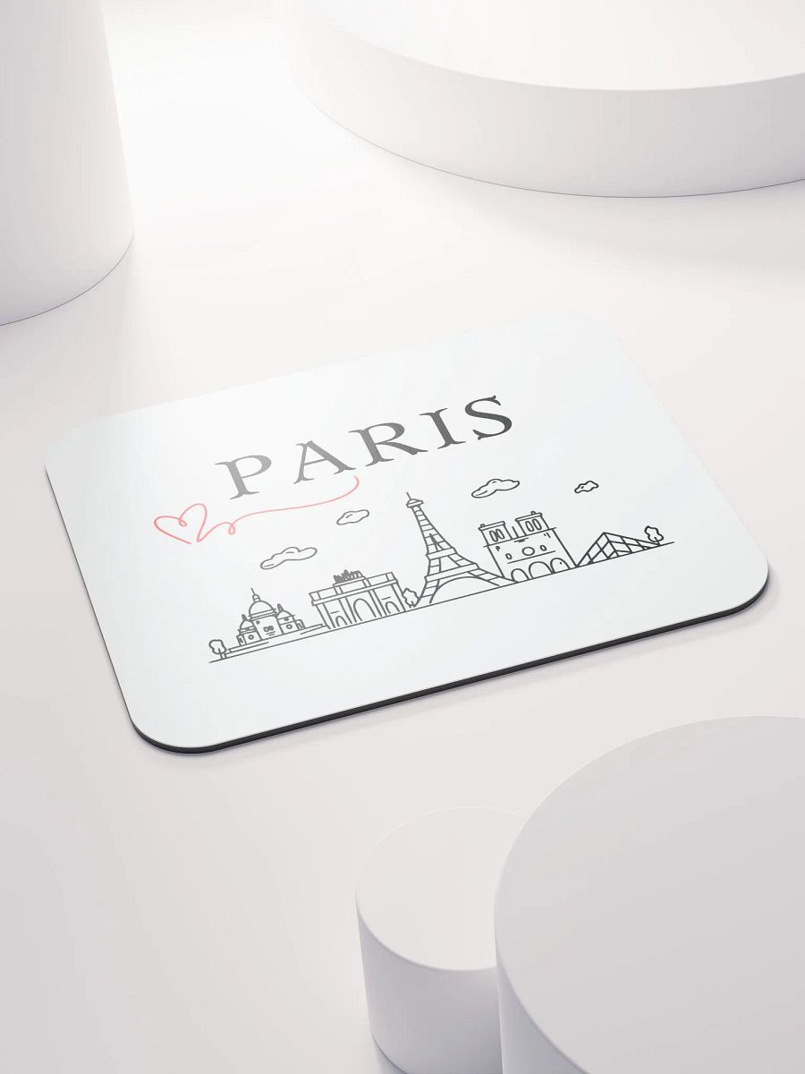 Love Paris with Monuments Mouse Pad product image (5)
