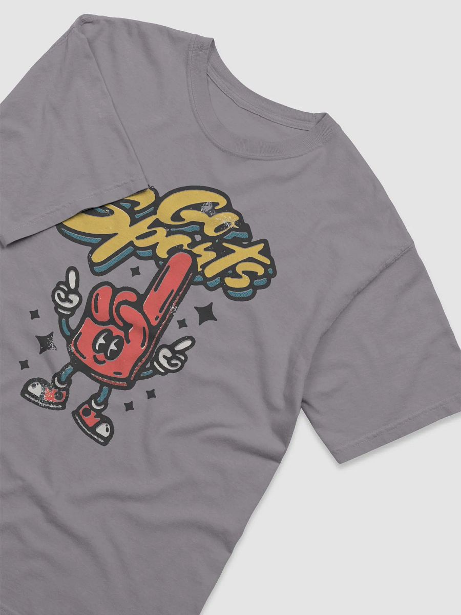 Go, Sports! | Funny Retro-Style Minimalist Number 1 Foam Finger Mascot T-Shirt for Football Game Night product image (12)