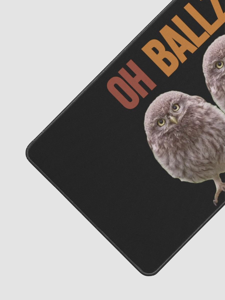 Oh Ballz Desk Mat (Black) product image (3)