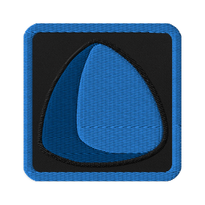 Blue Triball Embroidered Patch product image (1)