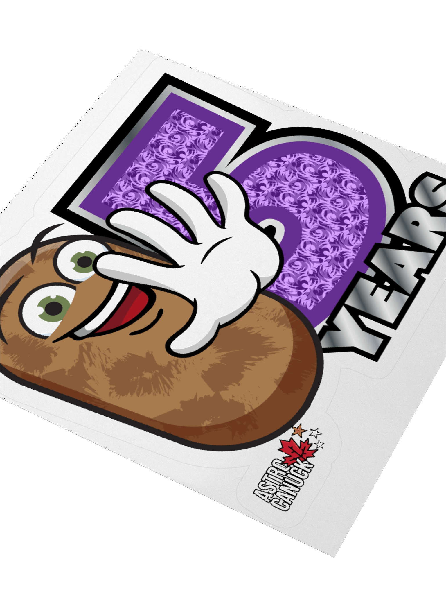 Regular size 5 Year Celebration Sticker product image (7)