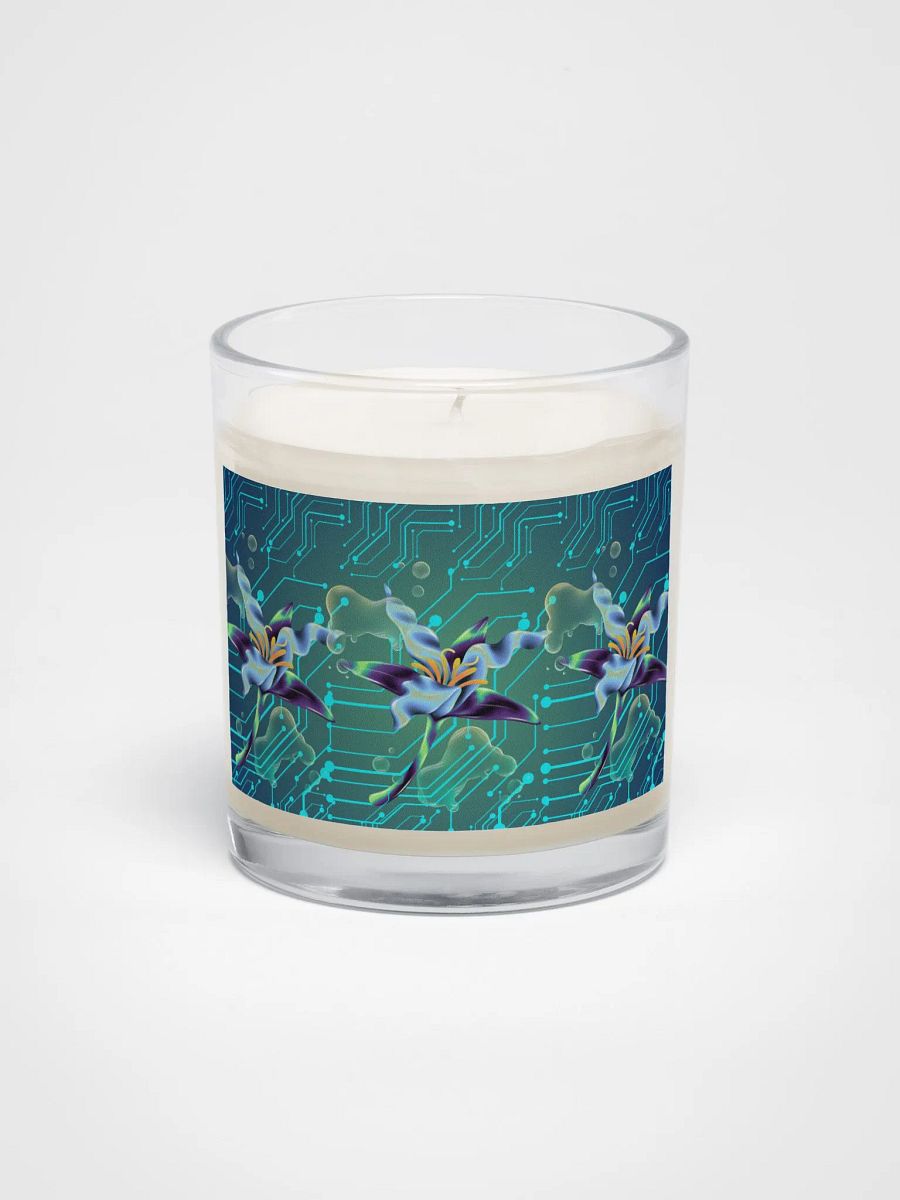 Teal meta-magic soy wax Candle for chic genZ ladies a product image (1)