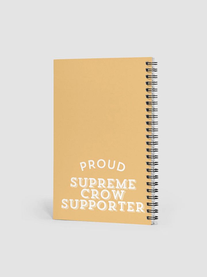 Proud Supreme Crow Supporter Notebook product image (2)
