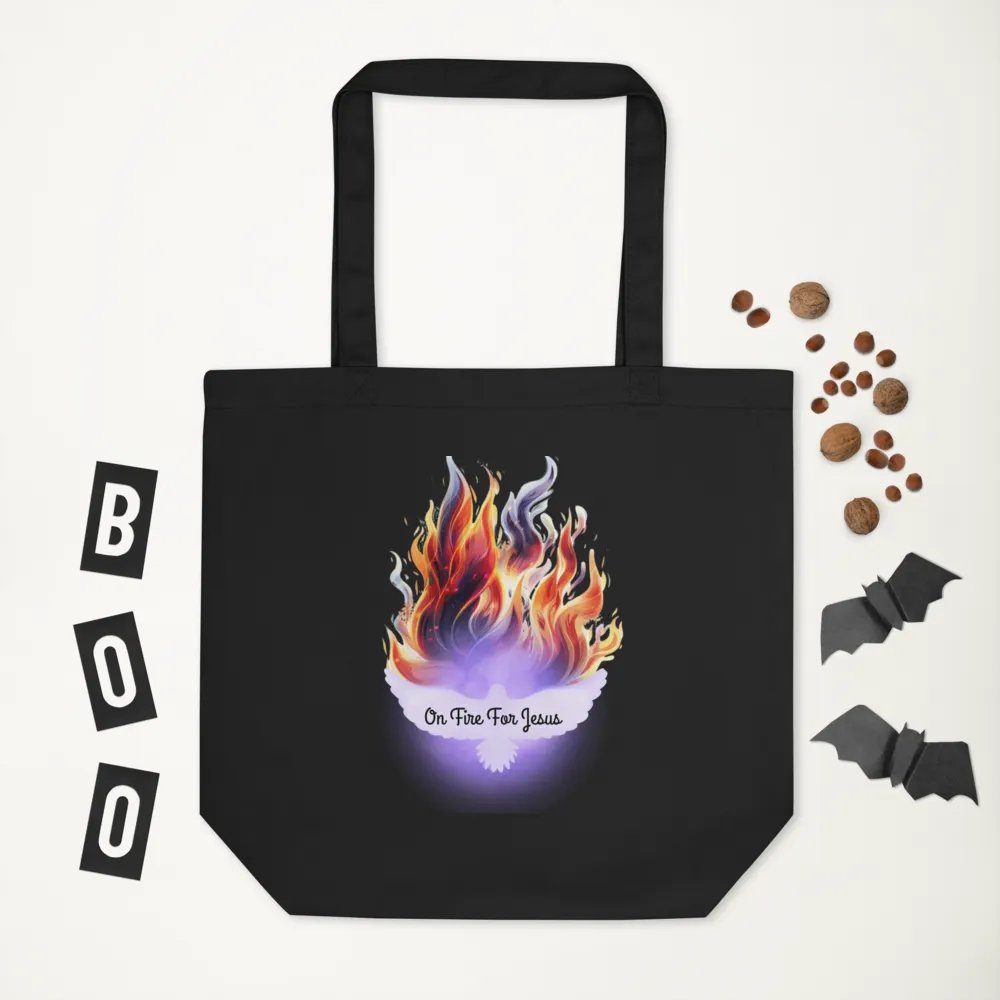 On Fire For Jesus tote bag product image (6)