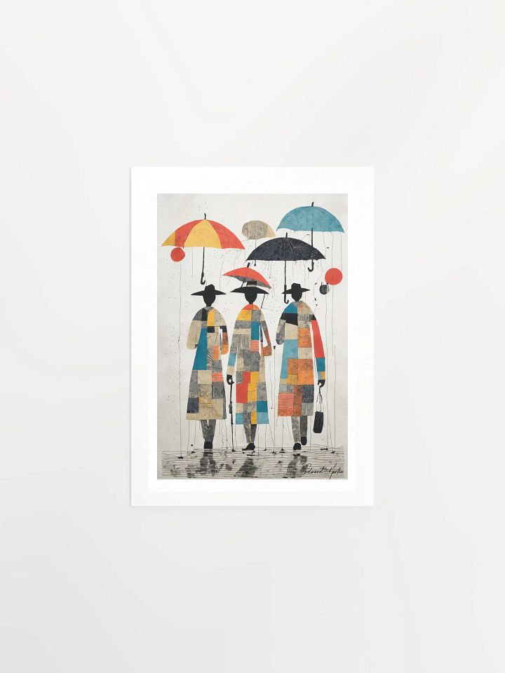 'Sunday Showers' by Edward Martin: Mixed Media Collage Print product image (2)