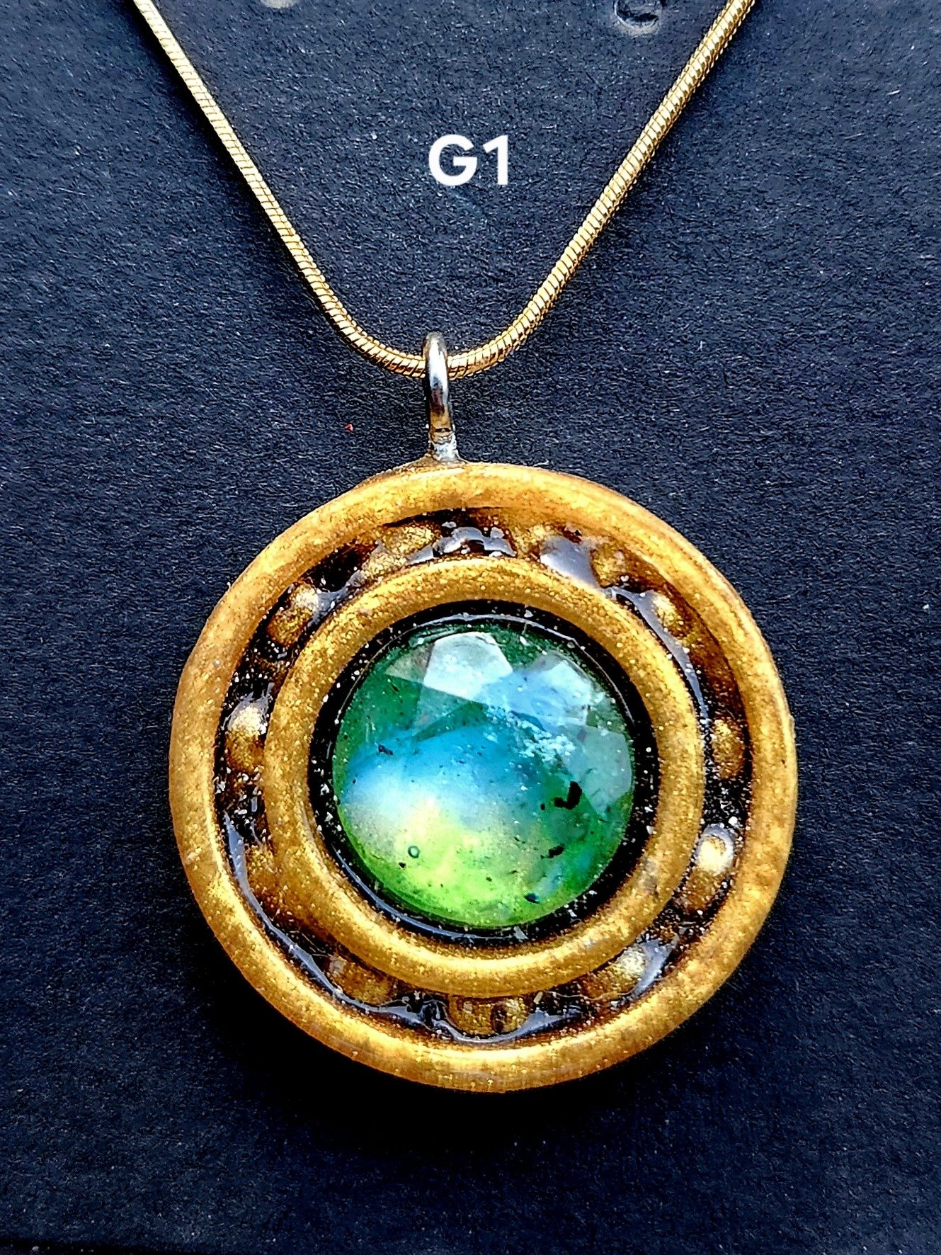 Gold Industrial Jeweled Medalion product image (1)