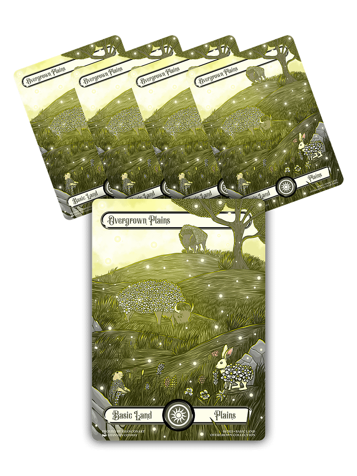 Overgrown Animal Basic Plains Lands Proxy Set product image (1)