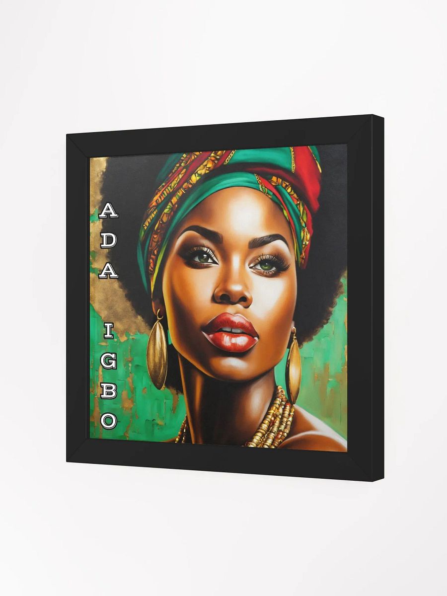 Ada Igbo: Cultural Elegance Framed Poster product image (2)
